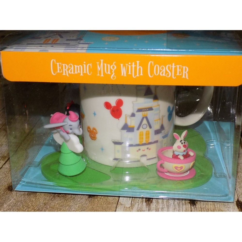 Disney Parks Jerrod Maruyama Kingdom of Cute Coffee Mug Cup Coaster NEW - Picture 7 of 8